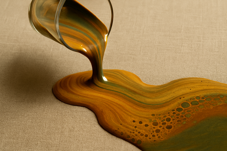 Fluid art – ekspresja przez ruch kolorów